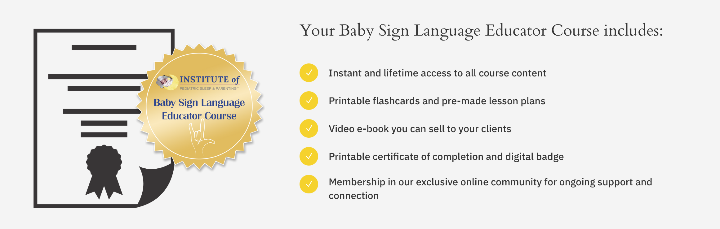 baby sign language training