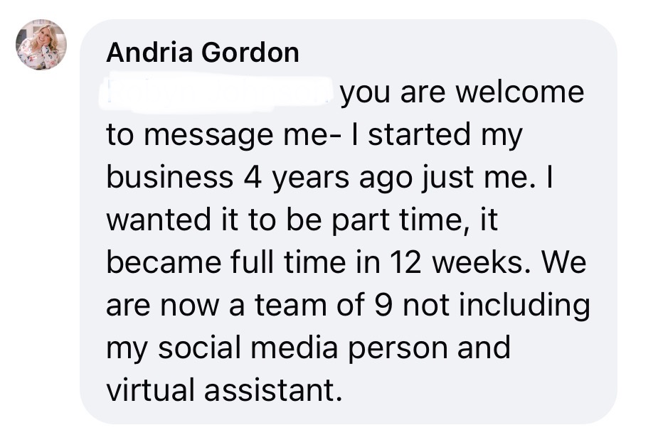 I began fulltime sleep consulting in 12 weeks 