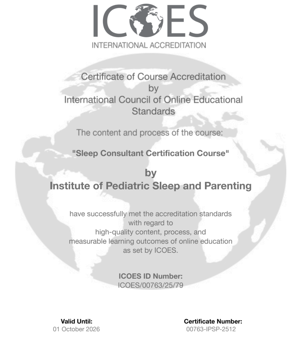 accredited sleep consultant certification